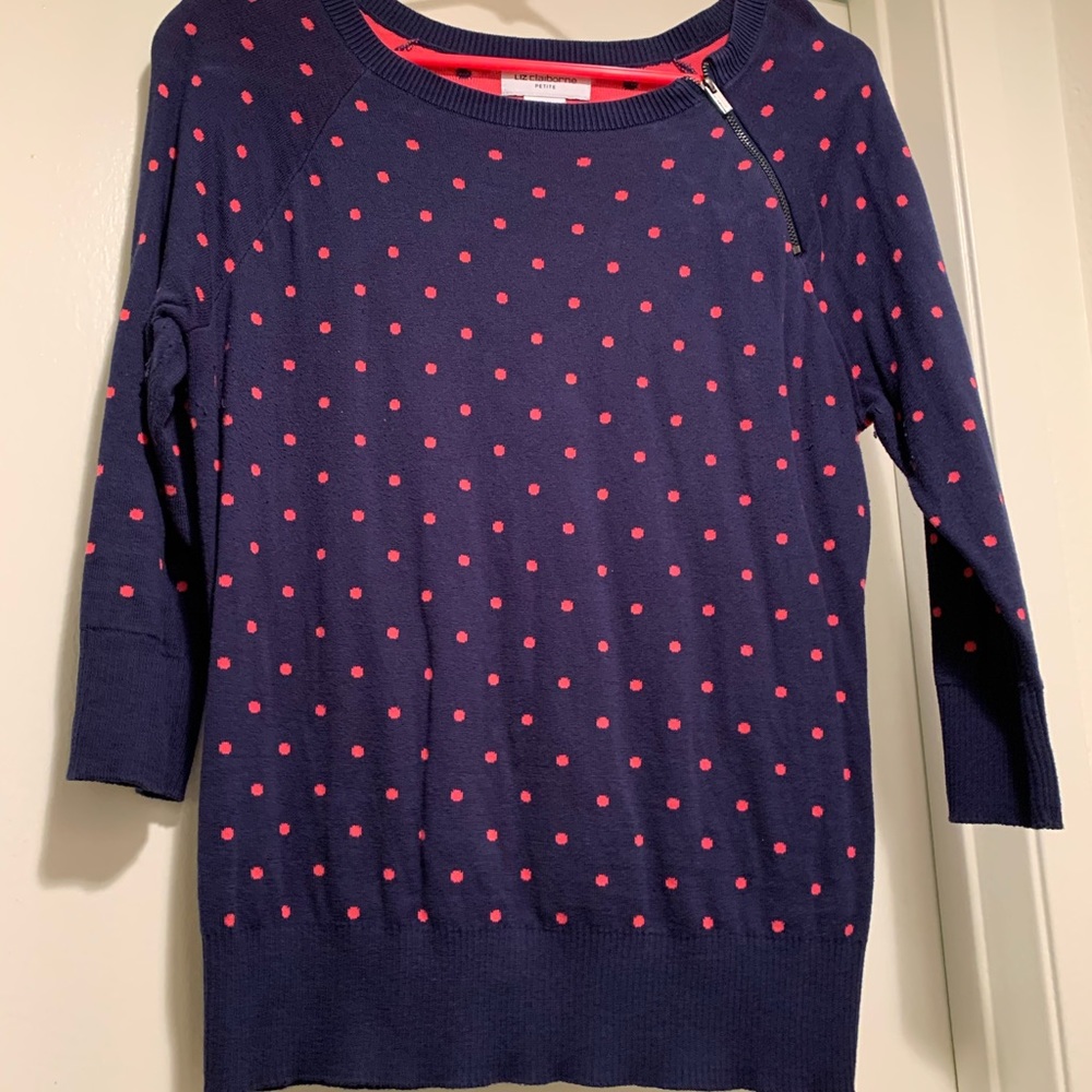 Polka dot cozy shirt